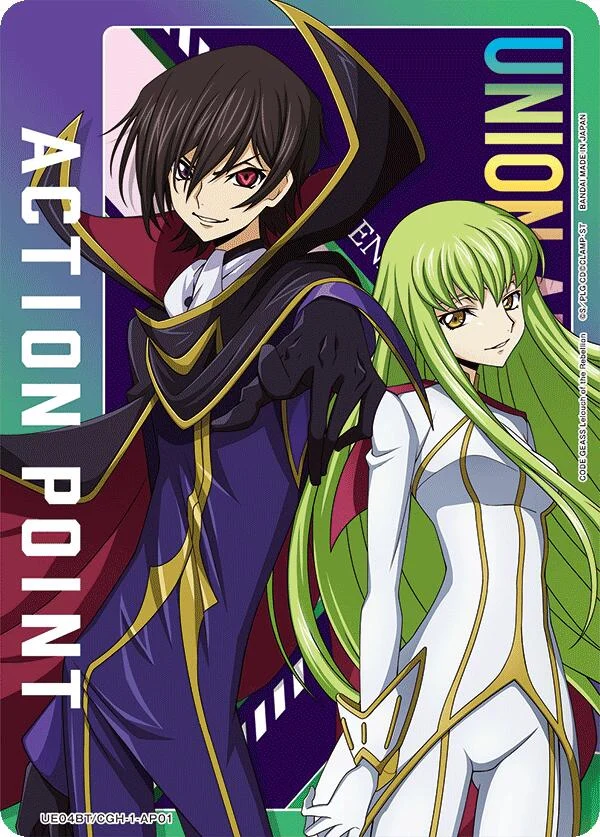 Action Point Card (AP01) (Lelouch Lamperouge/C.C.) (UE04BT/CGH-1-AP01) (UE04BT)