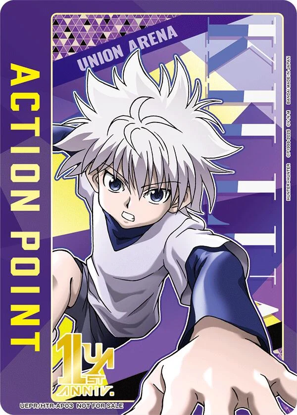 Action Point Card (AP03) (Killua Zoldyck) (UEPR/HTR-AP03) (UEPR)