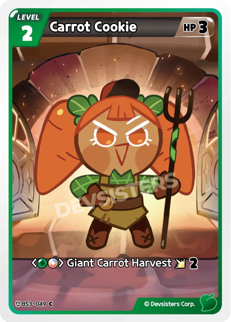 Carrot Cookie BS3-049