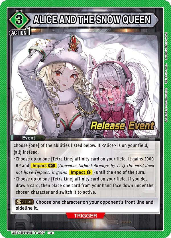 ALICE AND THE SNOW QUEEN (UE14BT/NIK-1-097) (UE14BT_RE)