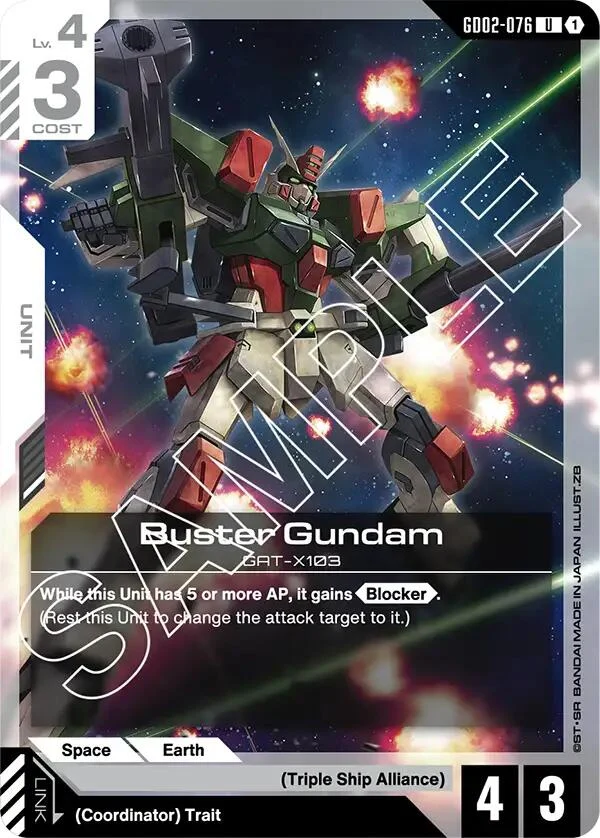Buster Gundam (GD02-076) (GD02)