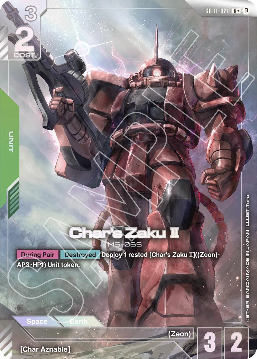 Char's Zaku II (R+) (GD01-026) (GD01_b)