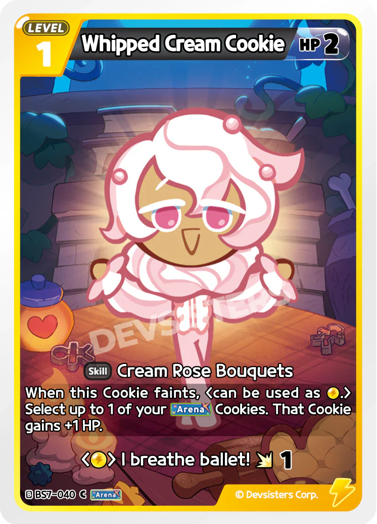 Whipped Cream Cookie BS7-040