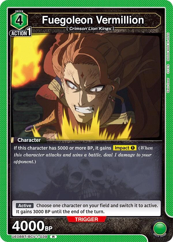 Fuegoleon Vermillion (UE08BT/BCV-1-039) (UE08BT)