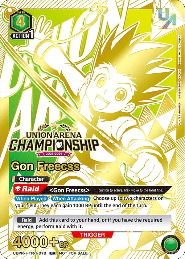 Gon Freecss (Regionals 25-26) (UEPR/HTR-1-078) (UEPR)