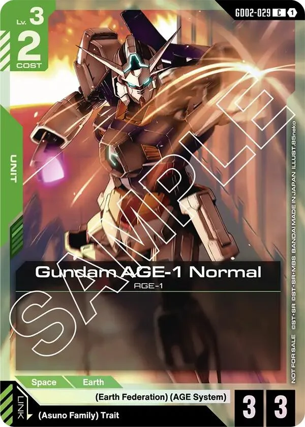 Gundam AGE-1 Normal (Store Tournament Participant Pack 02) (GD02-029) (GCG-PR)