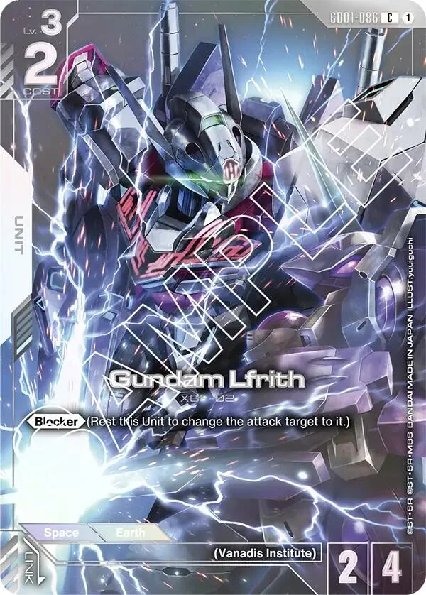 Gundam Lfrith (Premium Card Collection) (GD01-086) (GCG-PR)