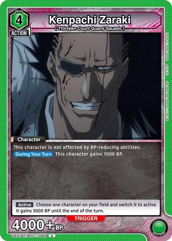 Kenpachi Zaraki (080) (UE01BT/BLC-1-080) (UE01BT)