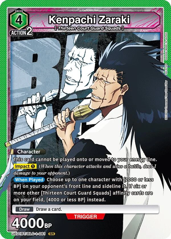 Kenpachi Zaraki (081) (UE01BT/BLC-1-081) (UE01BT)