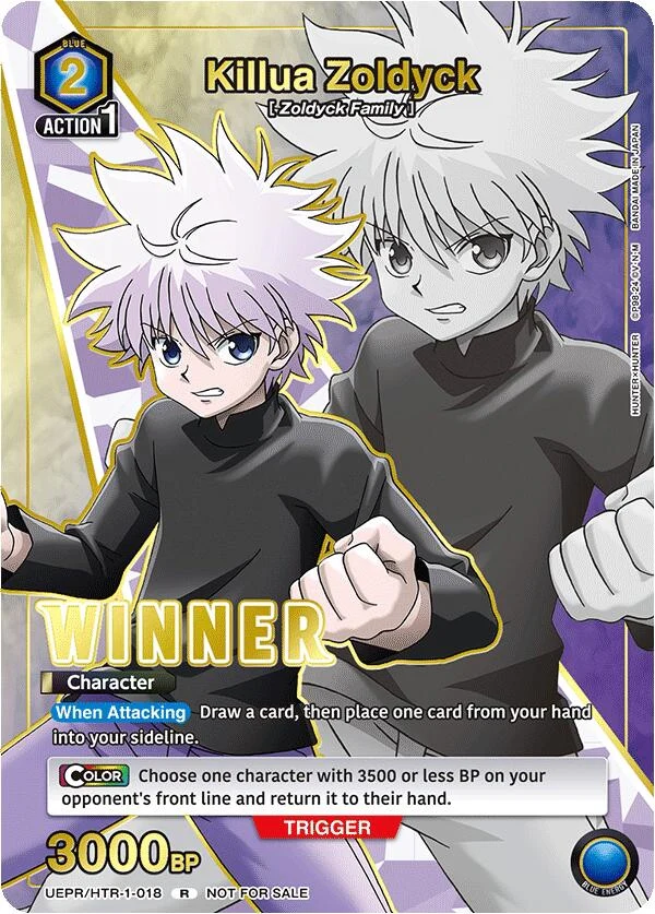 Killua Zoldyck (018) (Winner) (UEPR/HTR-1-018) (UEPR)