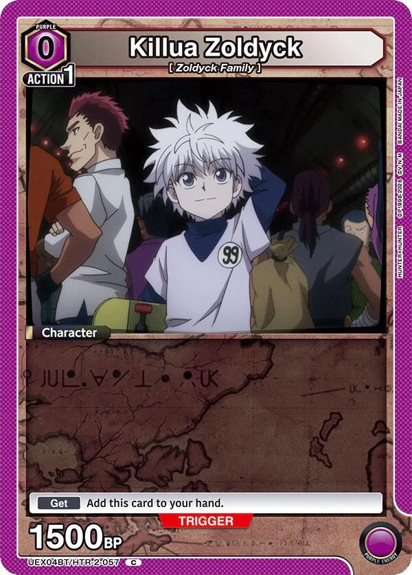 Killua Zoldyck (057) (Box Topper Foil) (UEX04BT/HTR-2-057) (UEX04BT)
