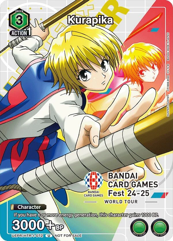 Kurapika (BANDAI Card Games Fest 23-24 World Tour) (UEPR/HTR-1-072) (UEPR)