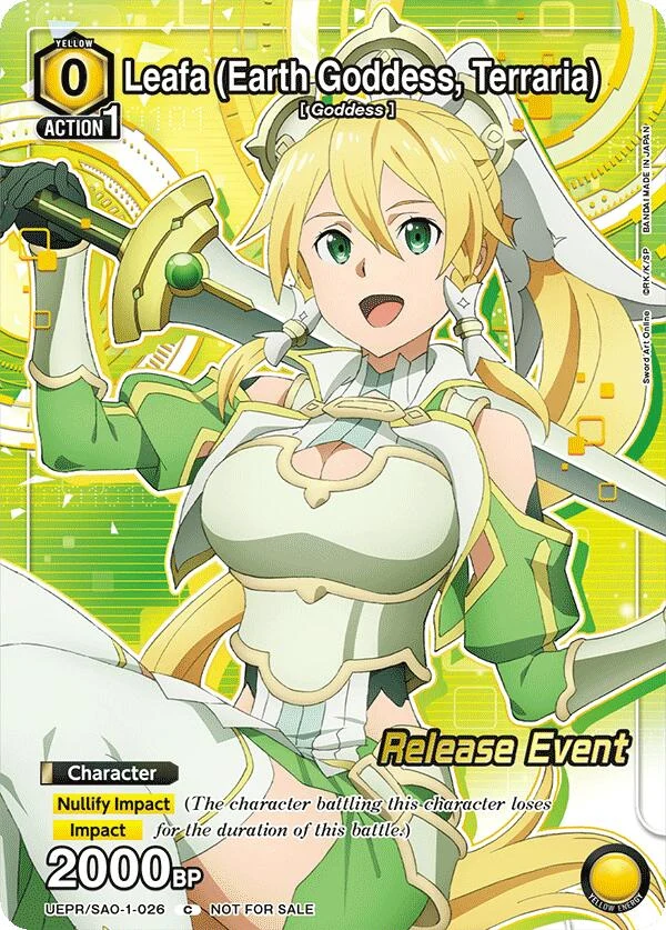 Leafa (Earth Goddess, Terraria) (026) (Release Event Participation) (UE07BT/SAO-1-026) (UE07BT_RE)