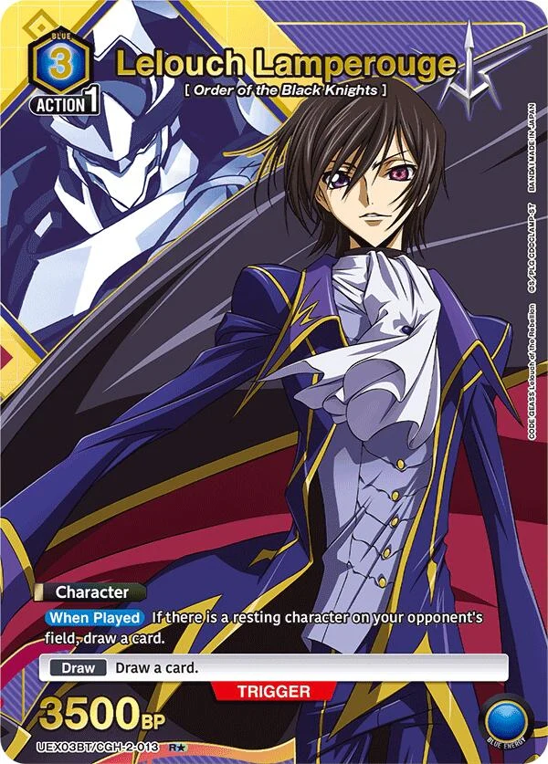Lelouch Lamperouge (013) (R*) (UEX03BT/CGH-2-013) (UEX03BT)