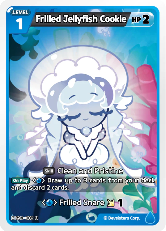Frilled Jellyfish Cookie BS4-082