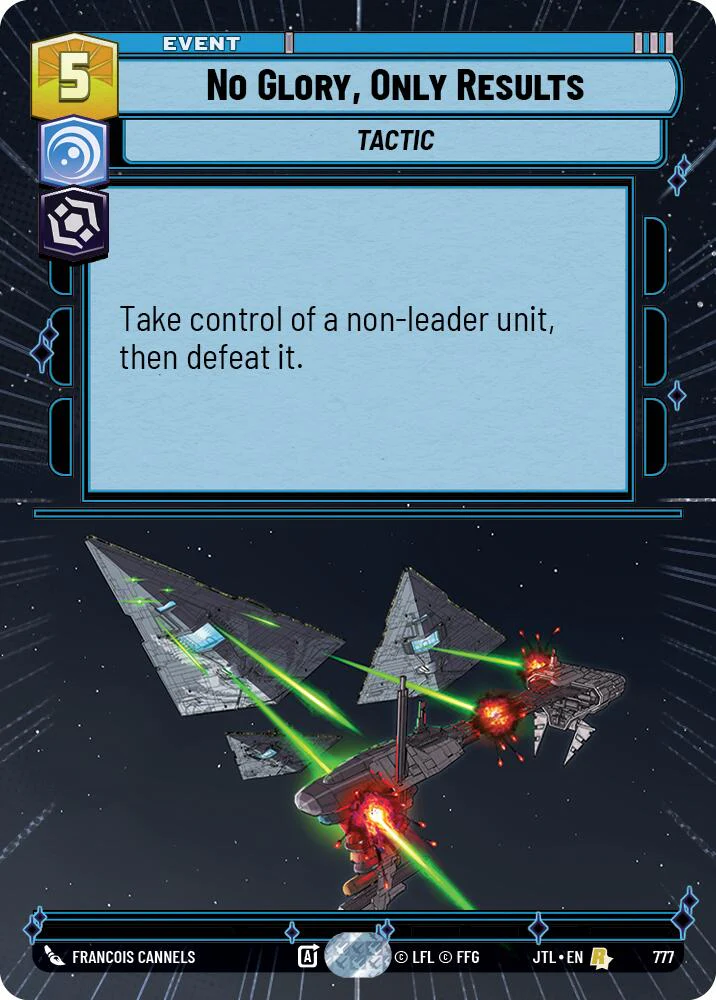 No Glory, Only Results (777) (Hyperspace Foil) (777) [Jump to Lightspeed]