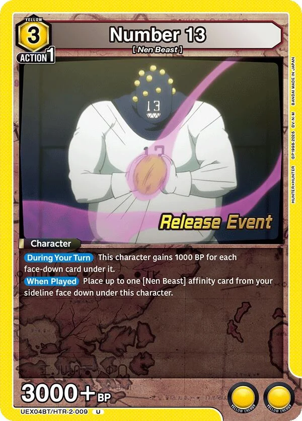 Number 13 (UEX04BT/HTR-2-009) (UEX04BT_RE)