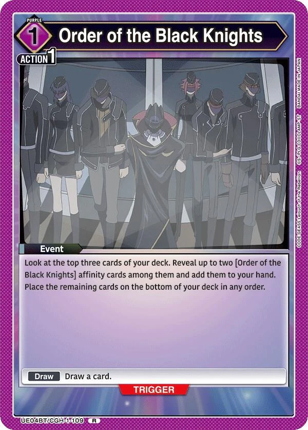 Order of the Black Knights (UE04BT/CGH-1-109) (UE04BT)