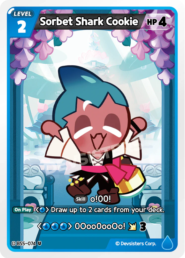 Sorbet Shark Cookie BS5-074