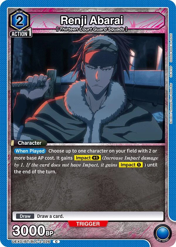 Renji Abarai (026) (UEX01BT/BLC-2-026) (UEX01BT_RE)