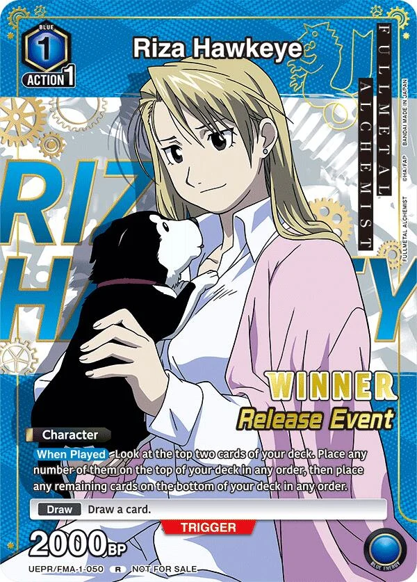 Riza Hawkeye (Release Event Winner) (UEPR/FMA-1-050) (UE09BT_RE)