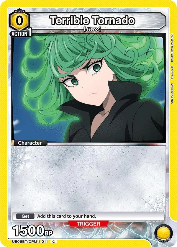 Terrible Tornado (011) (Box Topper Foil) (UE06BT/OPM-1-011) (UE06BT)