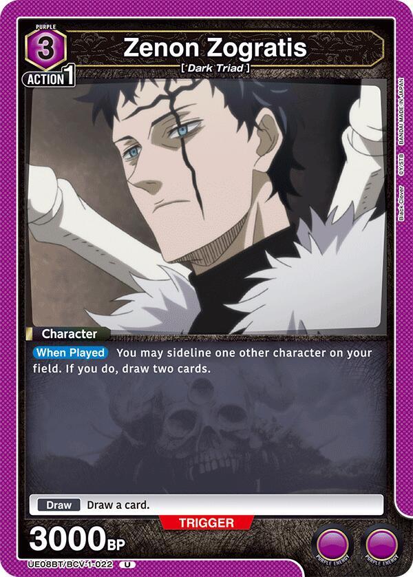 Zenon Zogratis (022) - UE08BT: Black Clover (UE08BT)